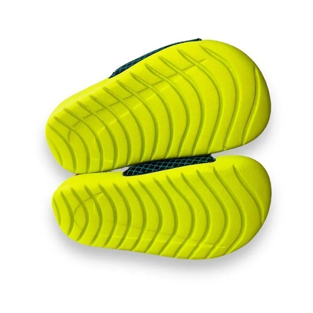 Nike‎ Kawa Slide SE Black / Cyber / Aquamarine CW1658-001 Infant 7